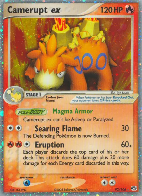 Camerupt-ex – EX Smaragd 92