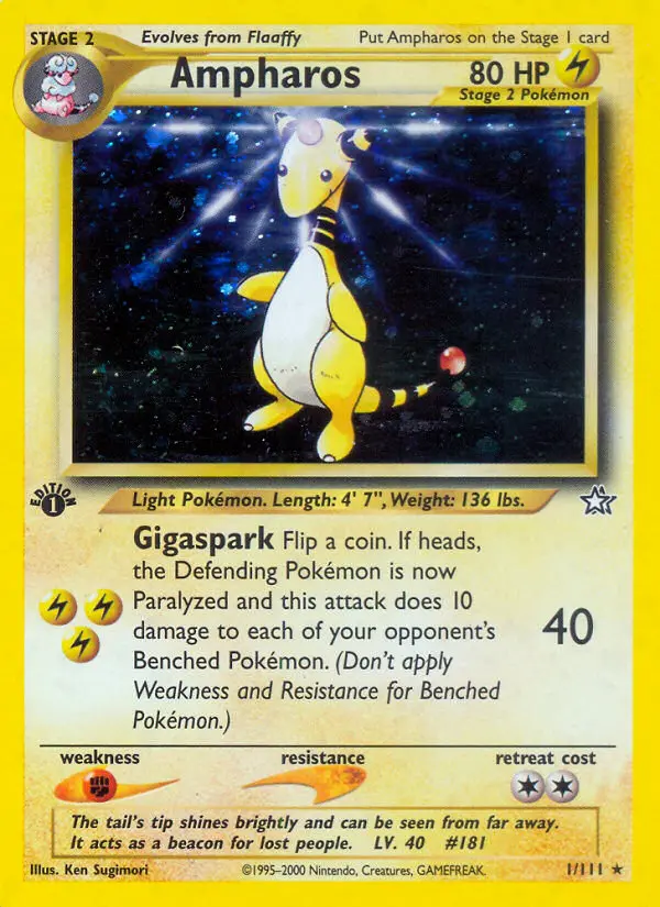 Ampharos – Neo Genesis 1