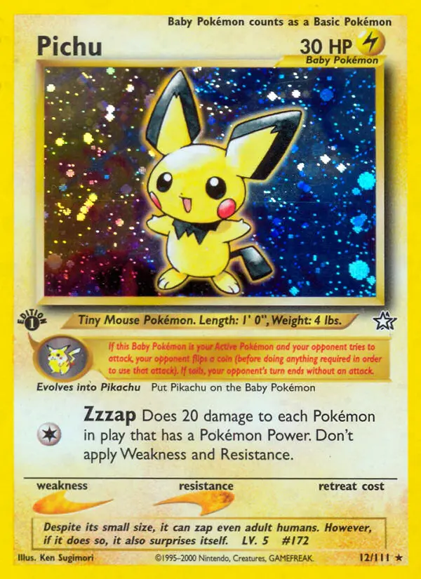 Pichu – Neo Genesis 12