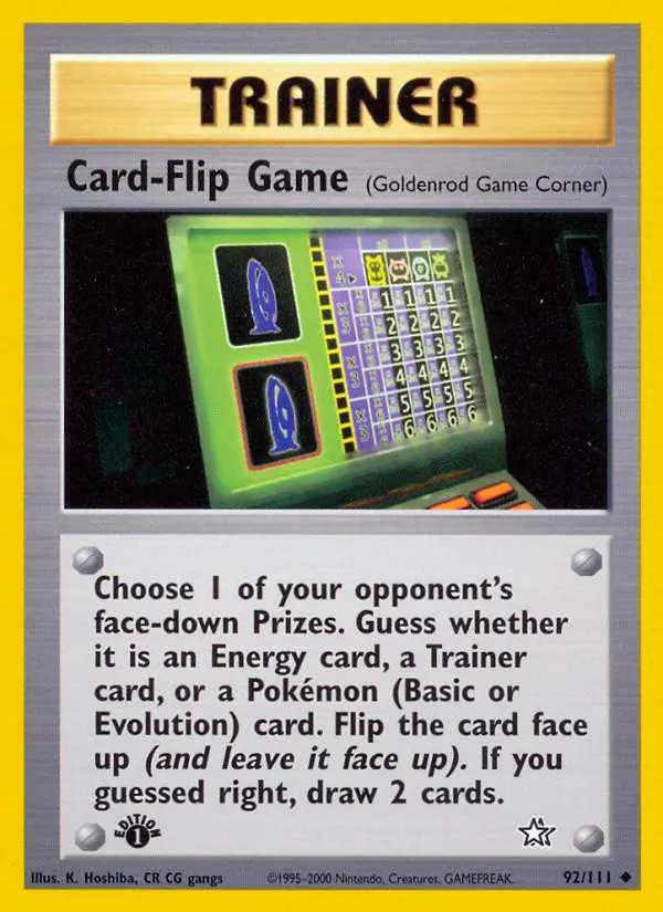 Ratespiel – Neo Genesis 92