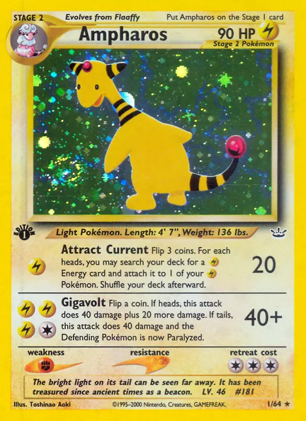 Ampharos – Neo Revelation 1