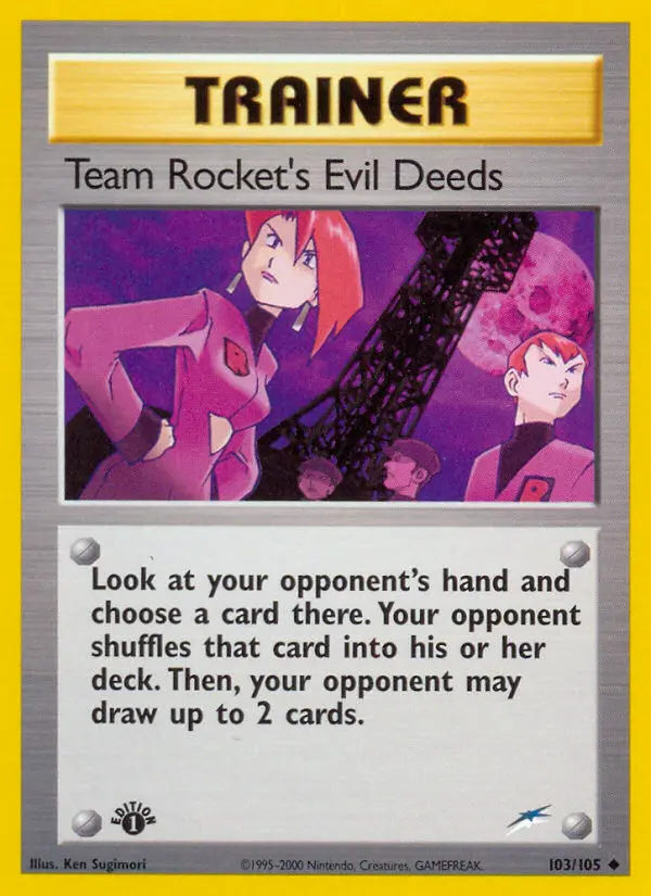 Die Übeltaten des Team Rocket – Neo Destiny 103