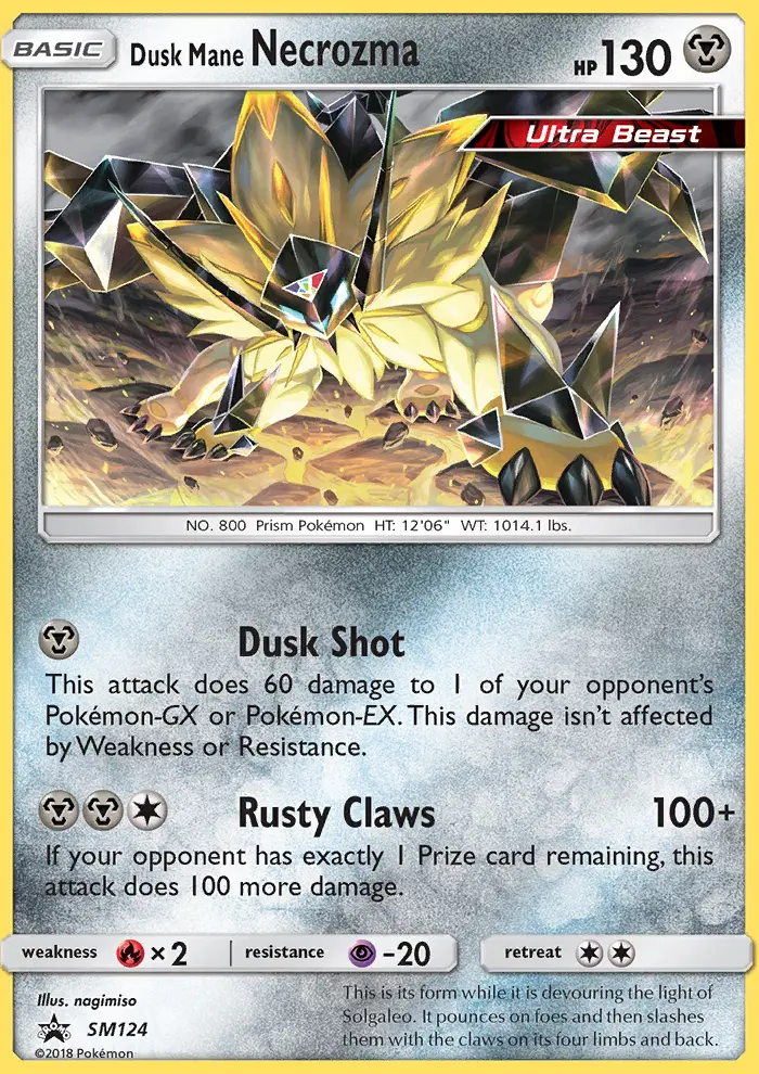 Abendmähne-Necrozma – SM Promokarten SM124