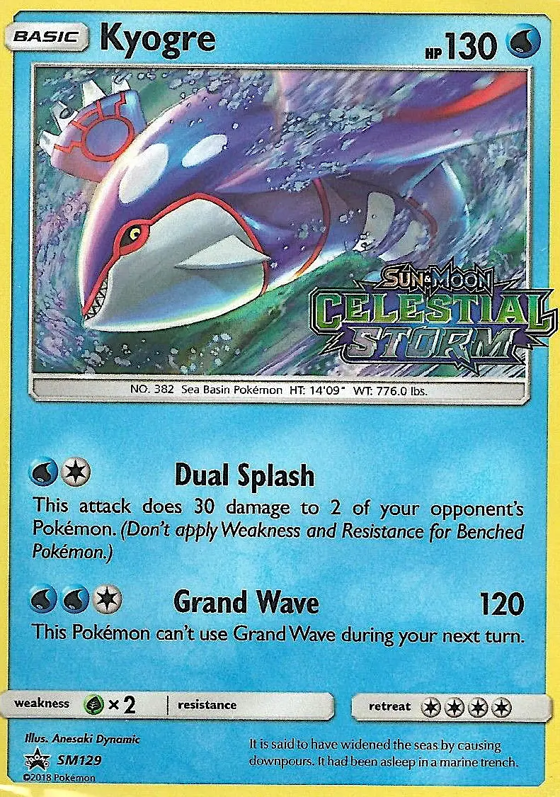 Kyogre – SM Promokarten SM129