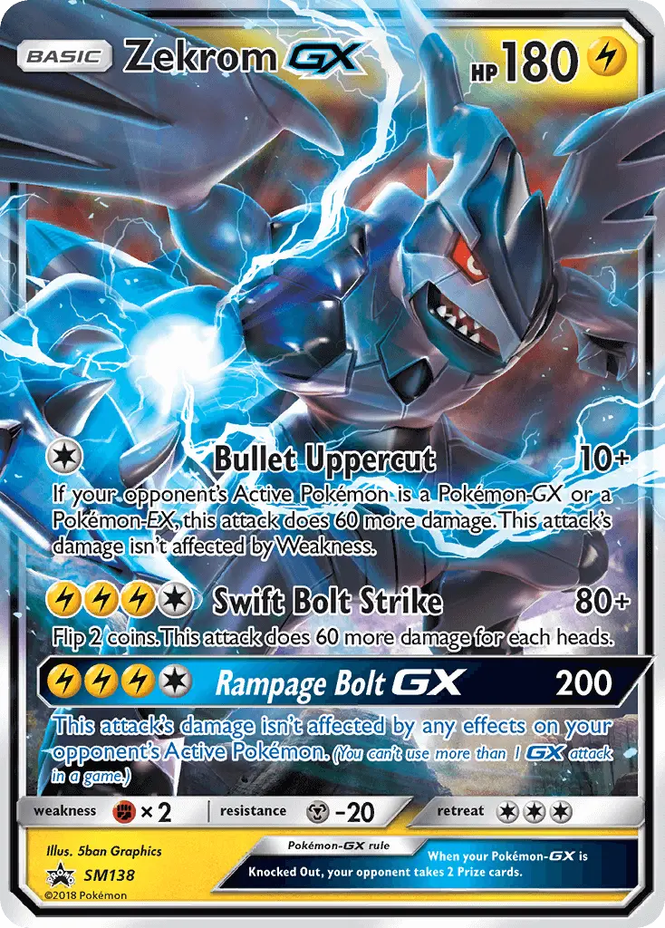 Zekrom GX – SM Promokarten SM138