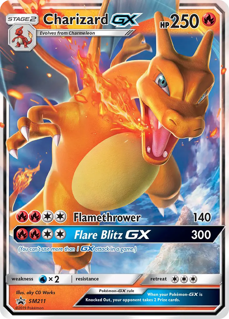Glurak GX – SM Promokarten SM211