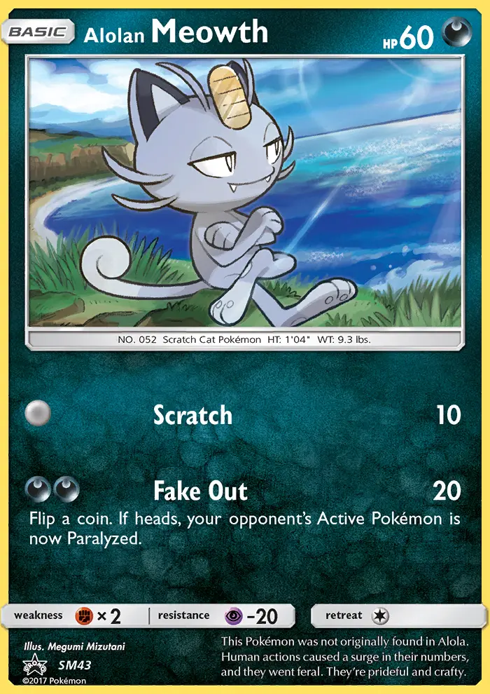 Alola-Mauzi – SM Promokarten SM43