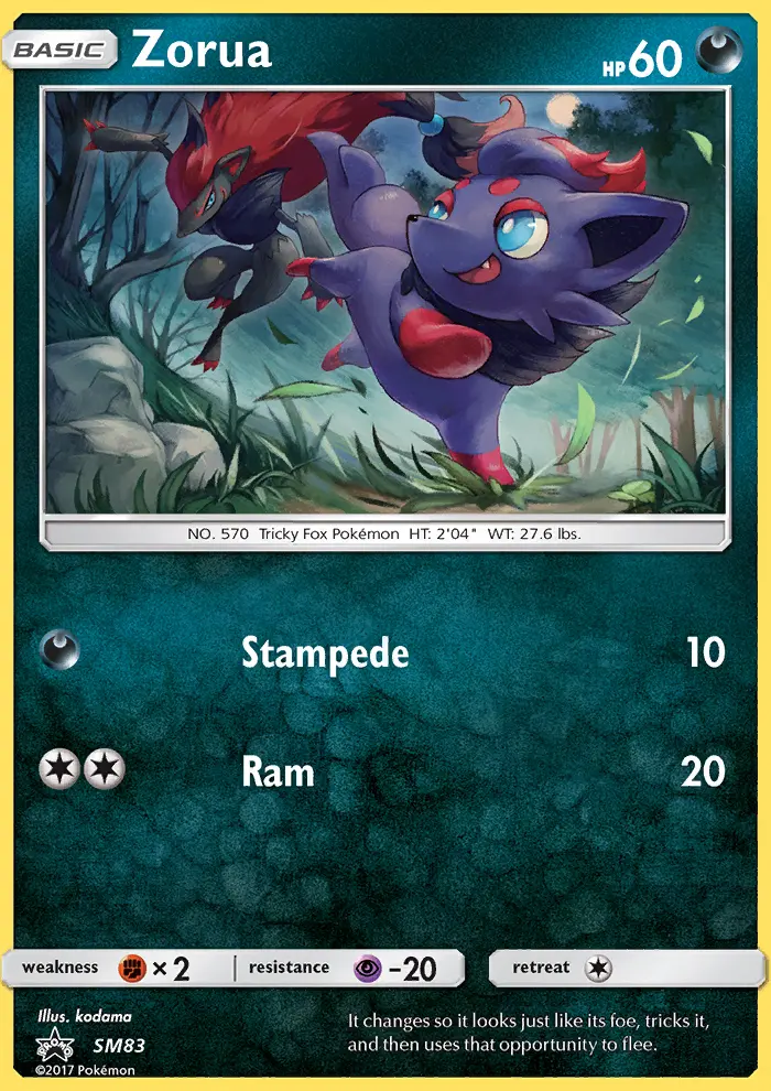 Zorua – SM Promokarten SM83