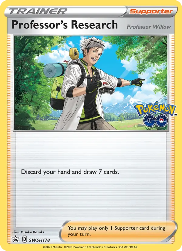 Forschung des Professors – SCSC Promokarten SWSH178