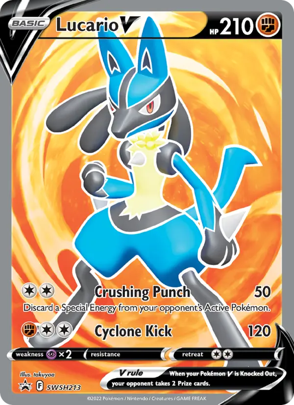 Lucario V – SCSC Promokarten SWSH213
