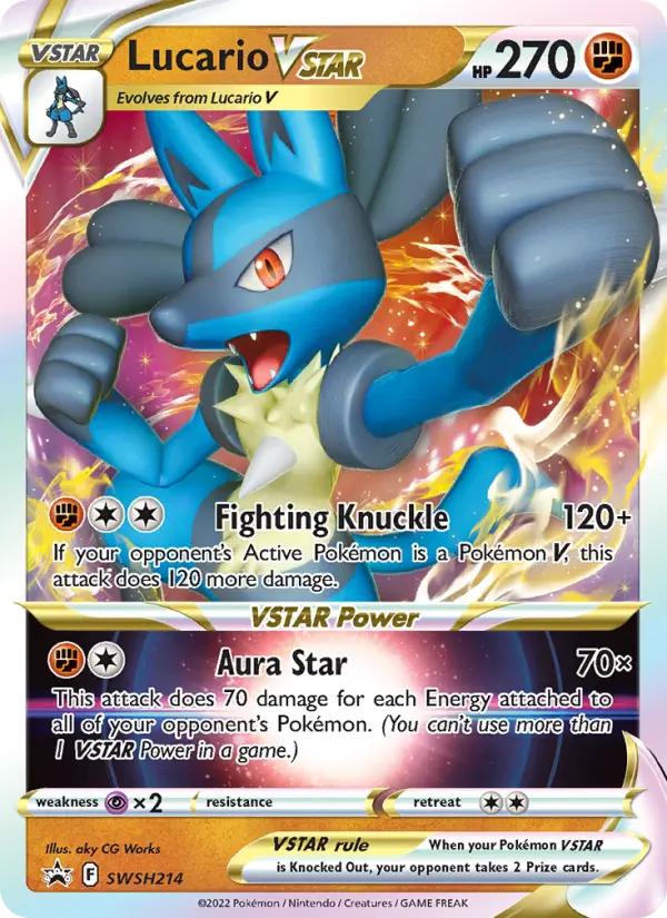 Lucario VSTAR – SCSC Promokarten SWSH214