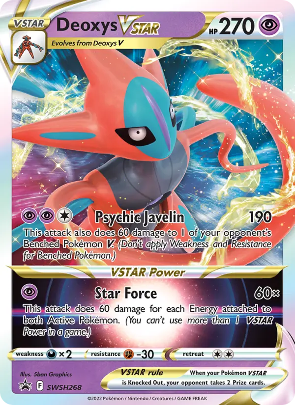 Deoxys VSTAR – SCSC Promokarten SWSH268
