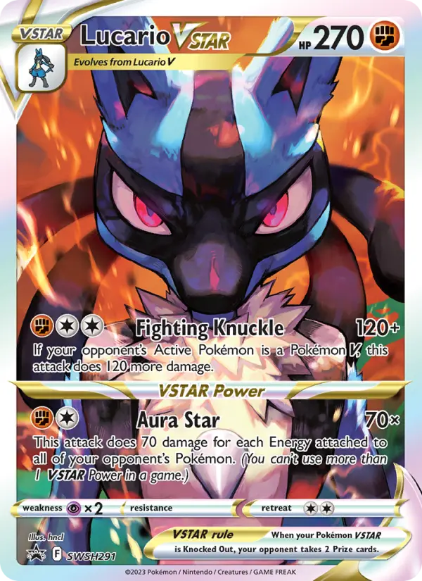 Lucario VSTAR – SCSC Promokarten SWSH291