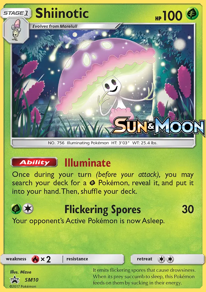 Shiinotic – SL Cartas de promoción SM10