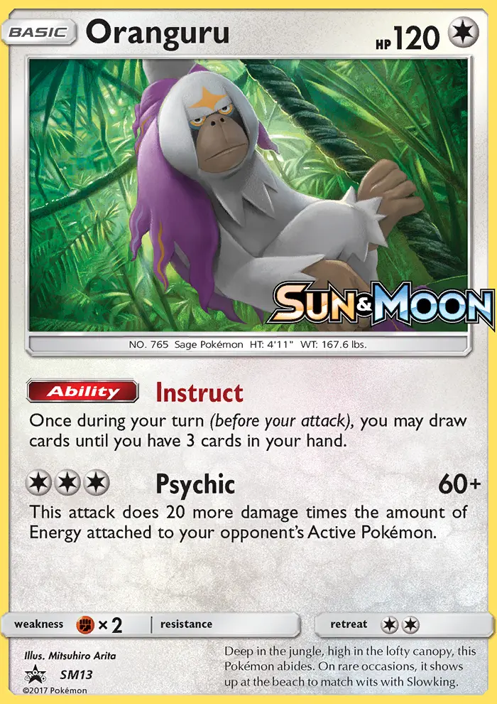 Oranguru – SL Cartas de promoción SM13