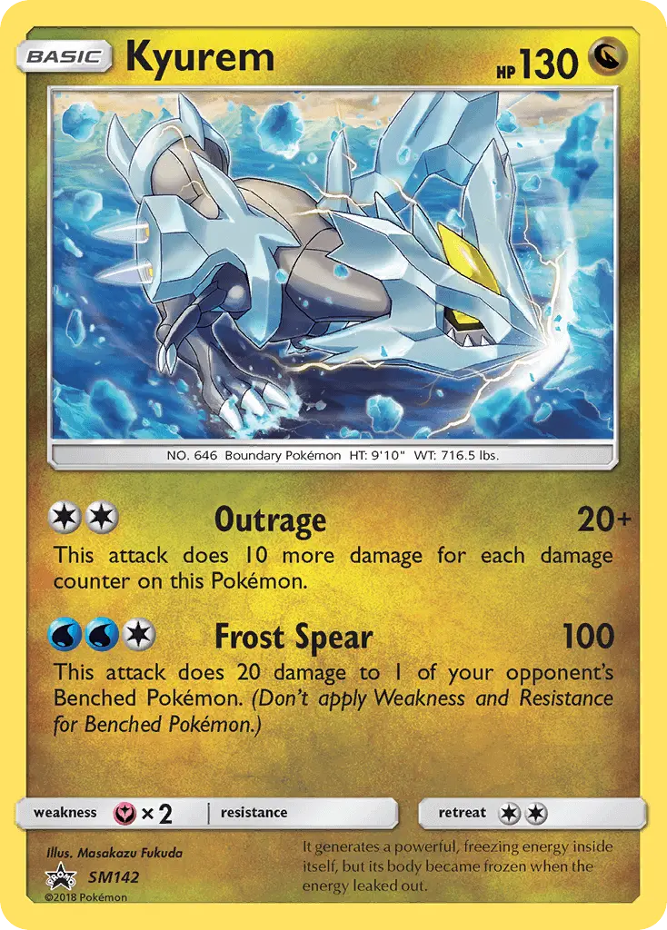 Kyurem – SL Cartas de promoción SM142