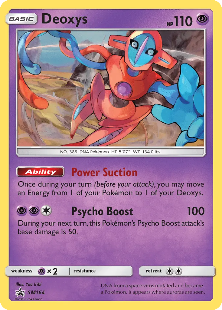 Deoxys – SL Cartas de promoción SM164