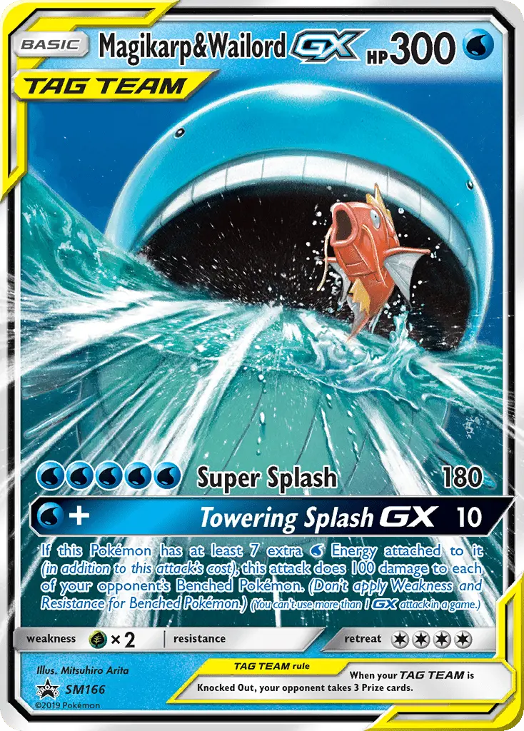 Magikarp y Wailord GX – SL Cartas de promoción SM166