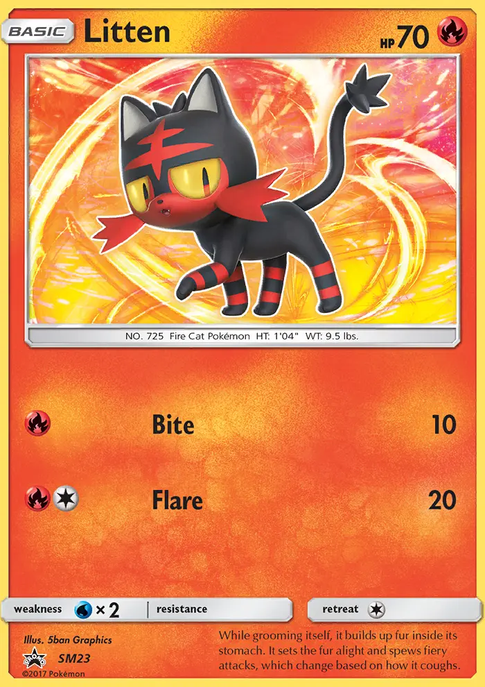 Litten – SL Cartas de promoción SM23