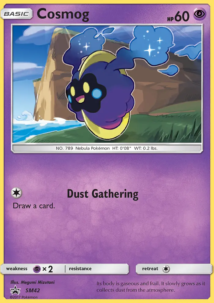 Cosmog – SL Cartas de promoción SM42