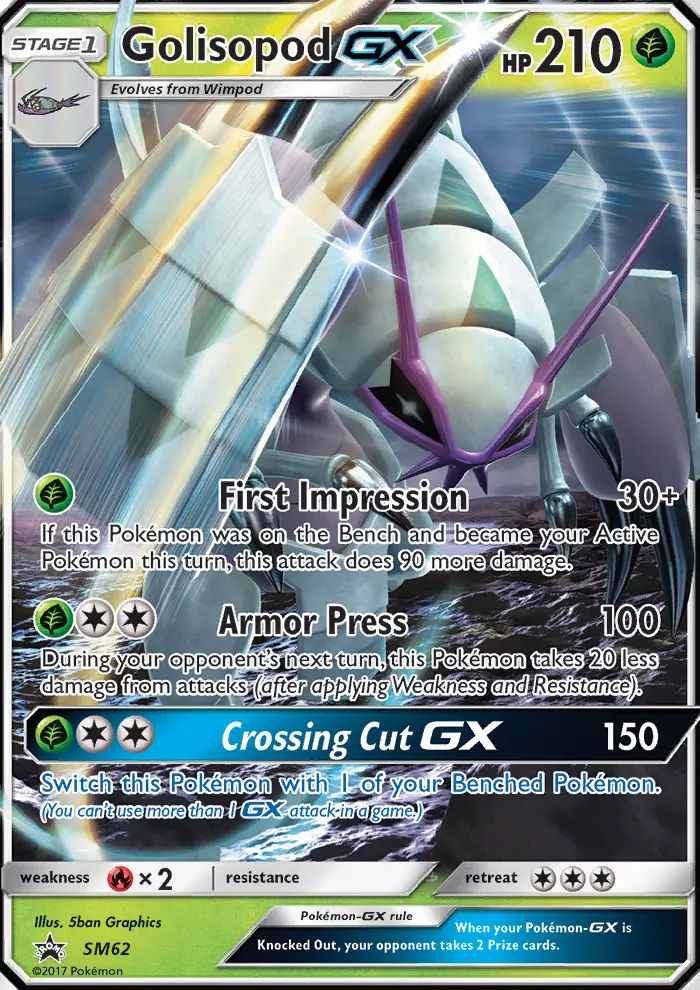 Golisopod GX – SL Cartas de promoción SM62