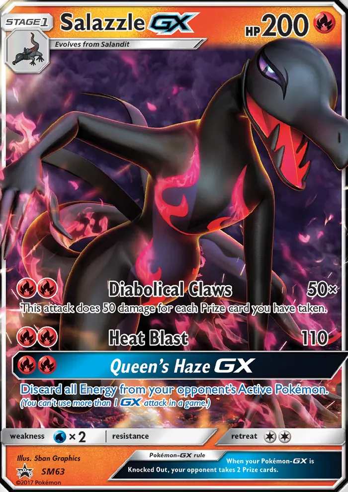 Salazzle GX – SL Cartas de promoción SM63