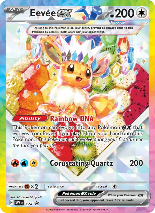 Eevee ex – SVP Black Star Promos 174