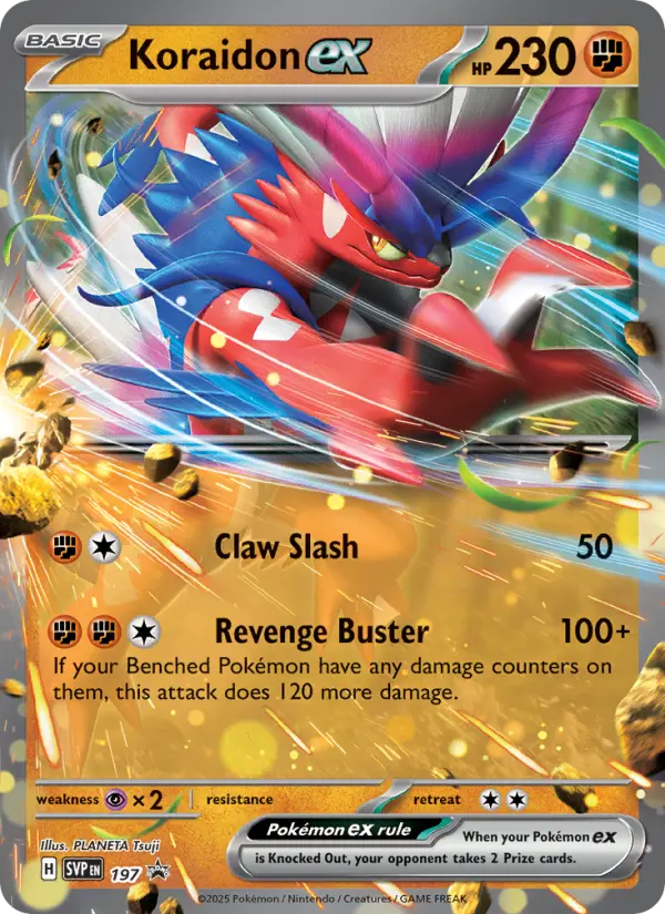 Koraidon ex – SVP Black Star Promos 197