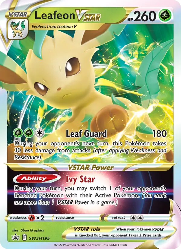 Leafeon V-ASTRO – Cartas de promoción ESES SWSH195