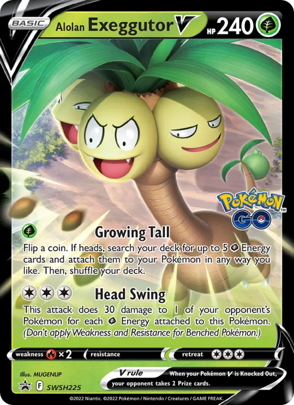 Exeggutor de Alola V – Cartas de promoción ESES SWSH225