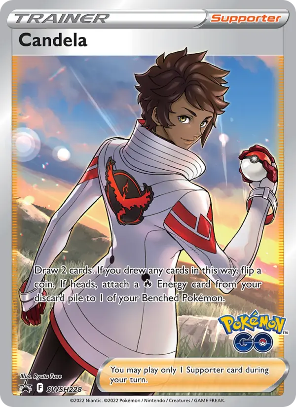 Líder de Equipo Candela – Cartas de promoción ESES SWSH228