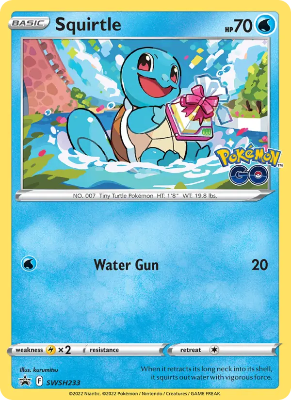 Squirtle – Cartas de promoción ESES SWSH233