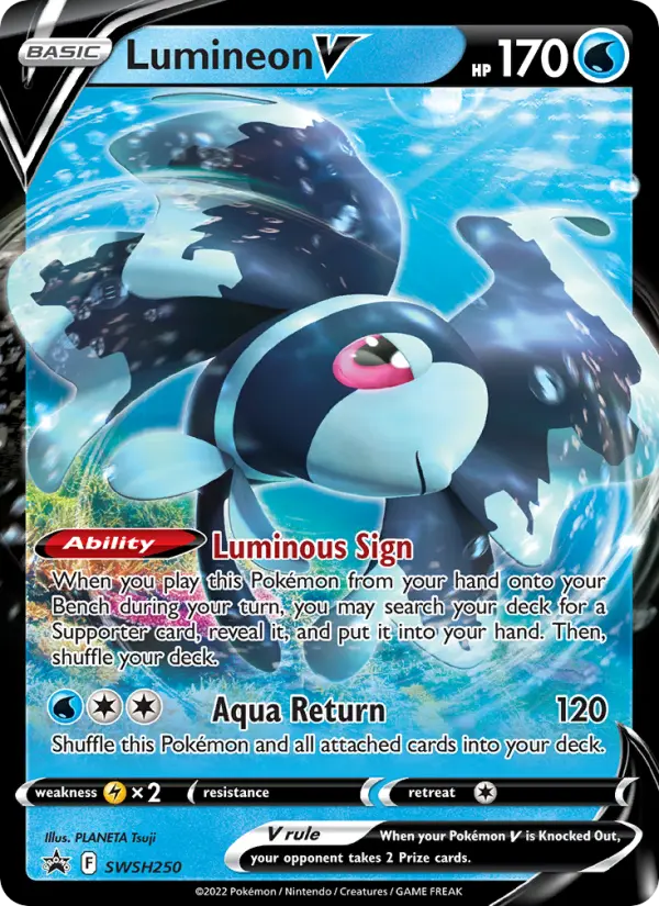Lumineon V – Cartas de promoción ESES SWSH250