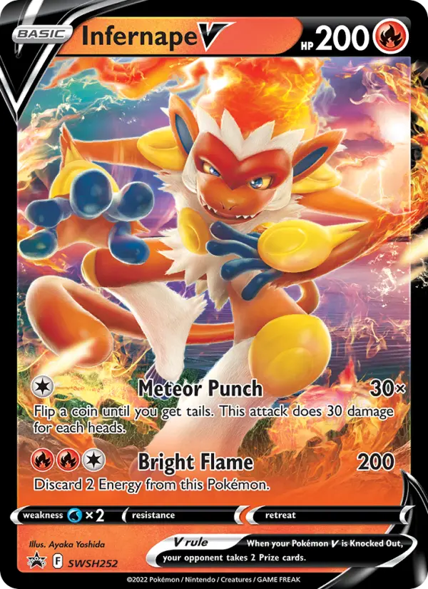 Infernape V – Cartas de promoción ESES SWSH252