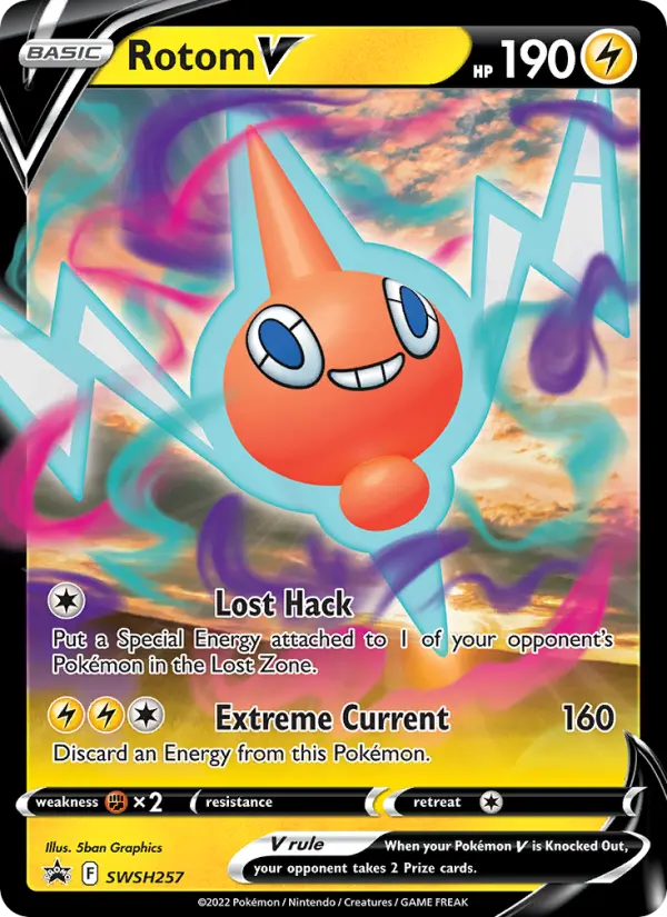 Rotom V – Cartas de promoción ESES SWSH257