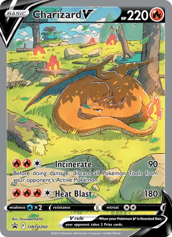 Charizard V – Cartas de promoción ESES SWSH260