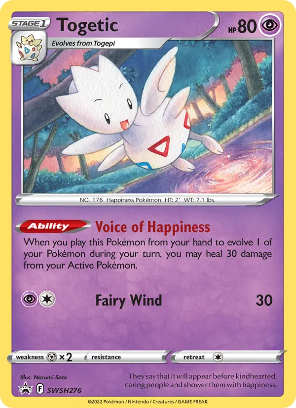 Togetic – Cartas de promoción ESES SWSH276