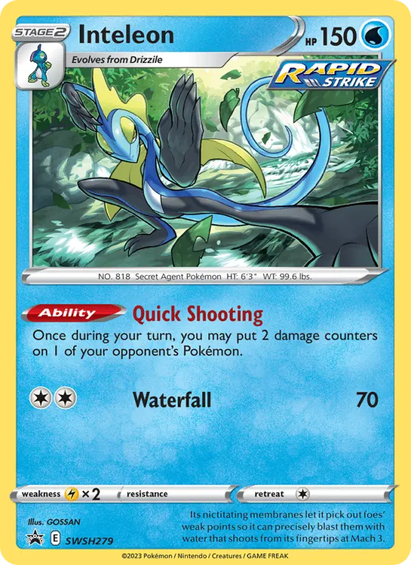 Inteleon – Cartas de promoción ESES SWSH279