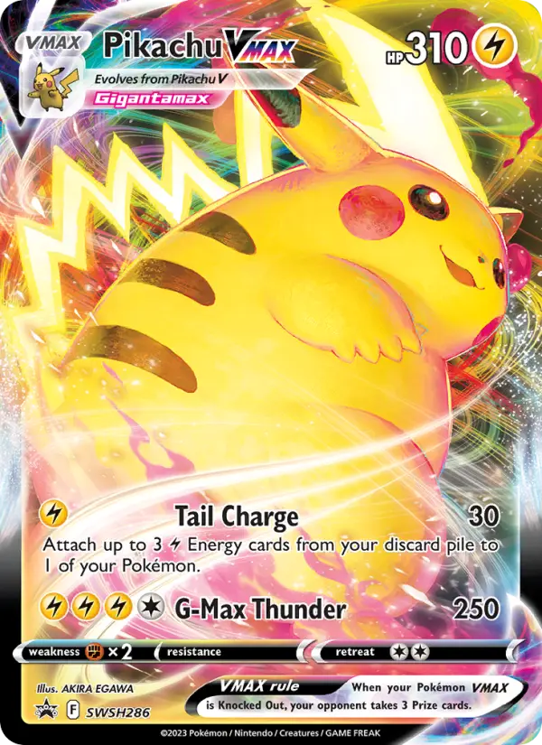 Pikachu VMAX – Cartas de promoción ESES SWSH286