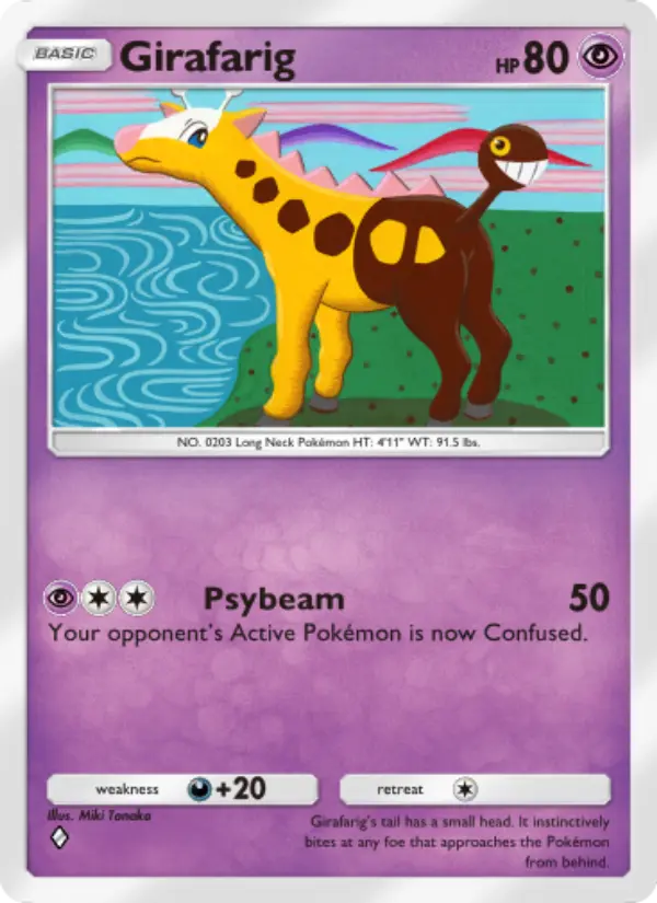 Girafarig – Sagesse Entre Ciel et Mer 87