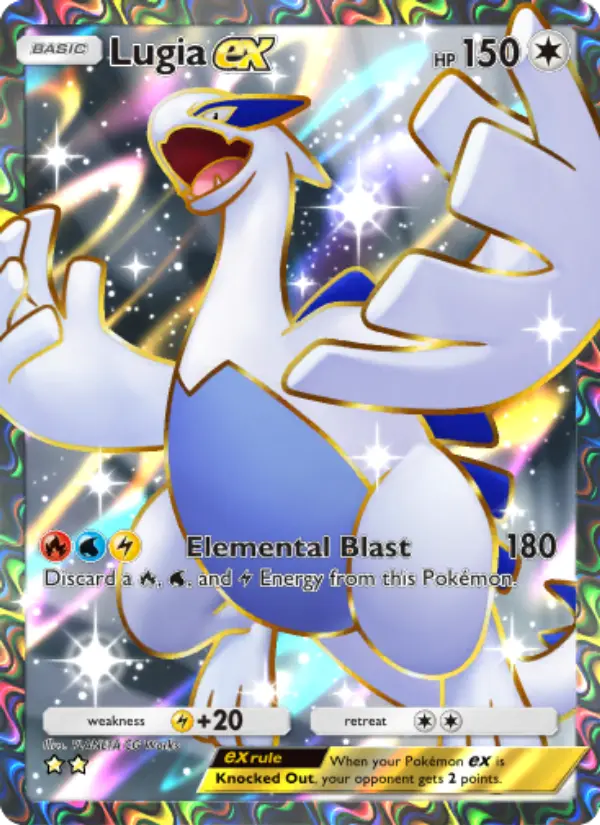 Lugia-ex – Sagesse Entre Ciel et Mer 195