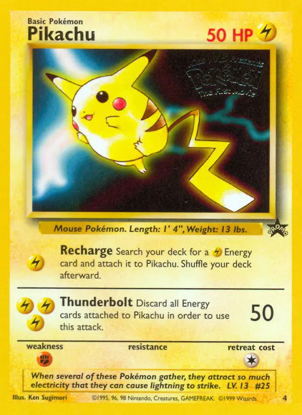 Pikachu – Wizards Black Star Promos 4