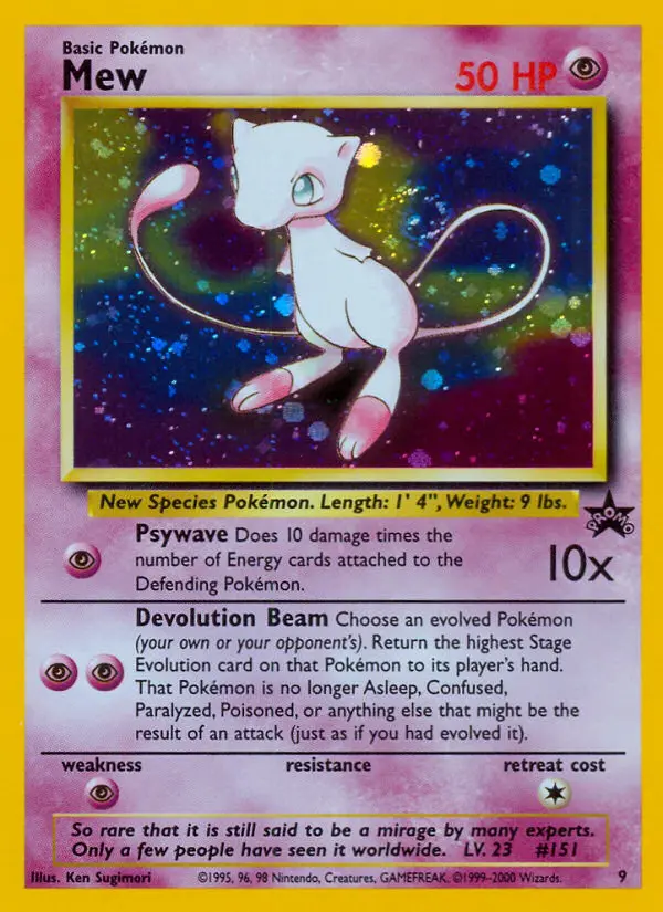 Mew – Wizards Black Star Promos 9