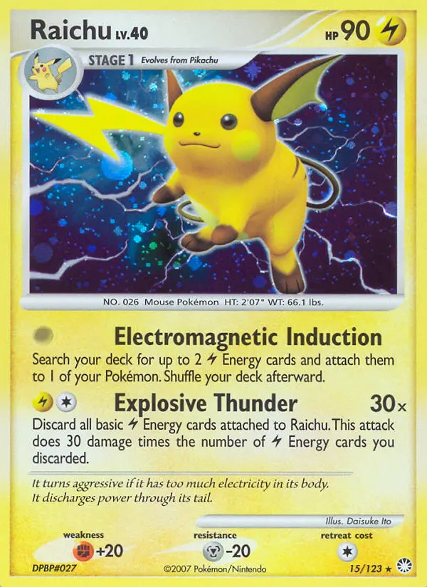 Raichu – Trésors Mystérieux 15