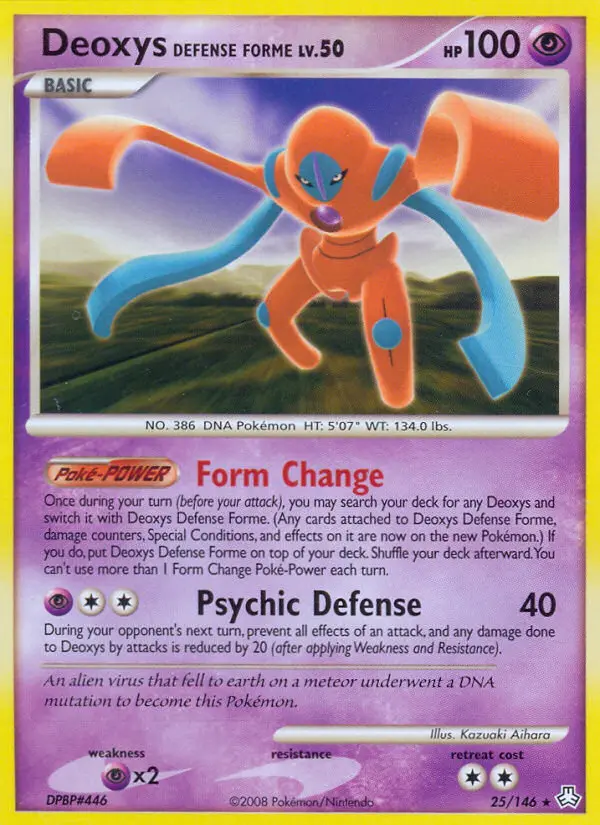 Deoxys Forme Défense – Éveil des Légendes 25