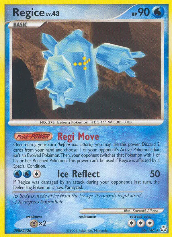 Regice – Éveil des Légendes 36