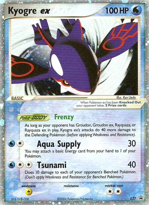 Kyogre ex – Promo Nintendo 37