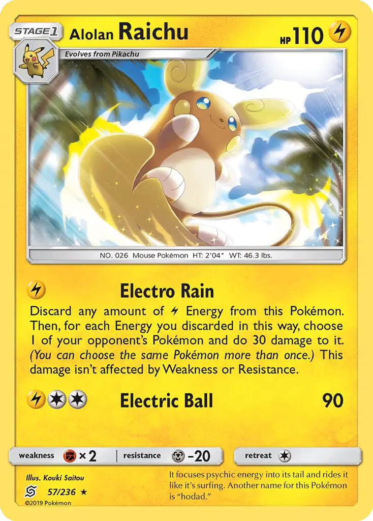 Raichu d’Alola – Harmonie des Esprits 57
