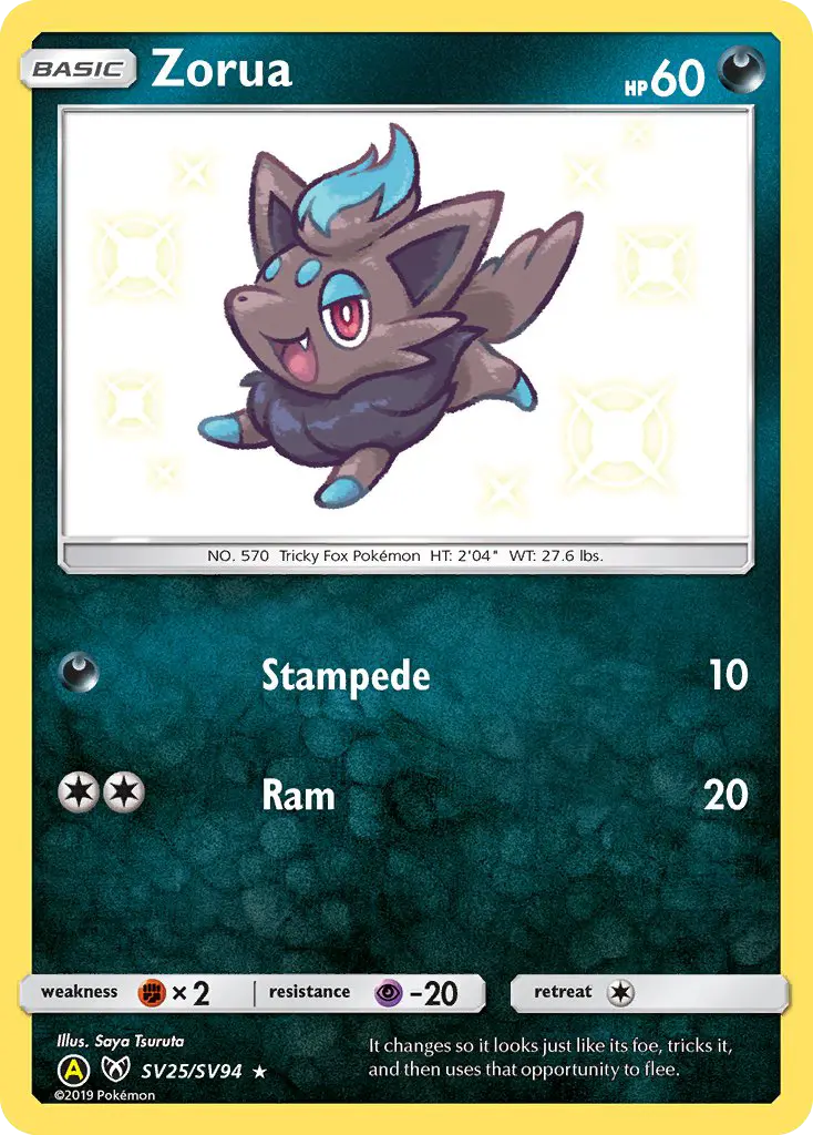 Zorua – Destinées Occultes Coffre Étincelant SV25