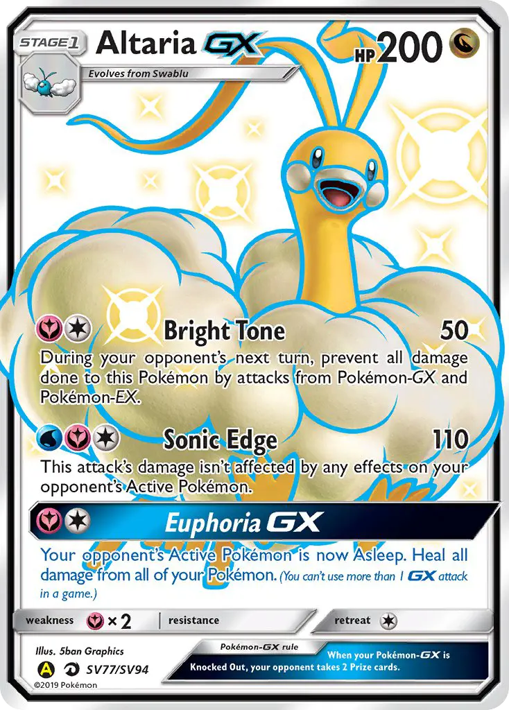 Altaria-GX – Destinées Occultes Coffre Étincelant SV77